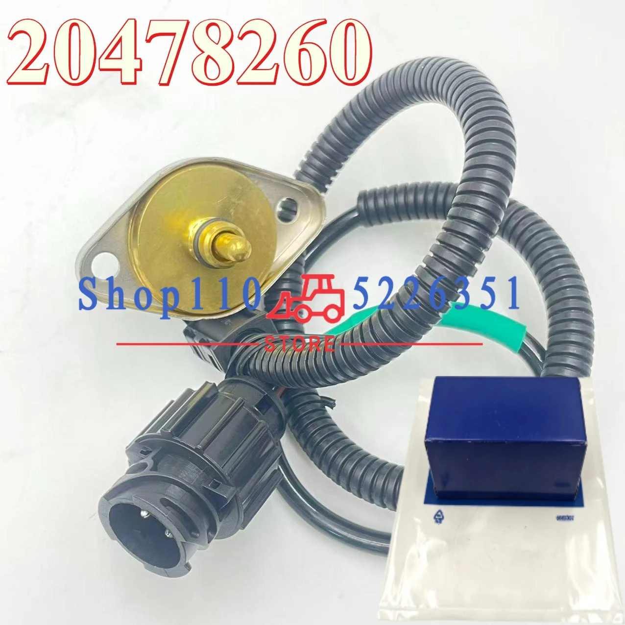 

20478260 Excavator Pressure Sensor for Truck D12 FH FM NH RVI MAGNUM DXI 12 05 EC210 EC240 EC290 EC330 EC360 BLC 20706889