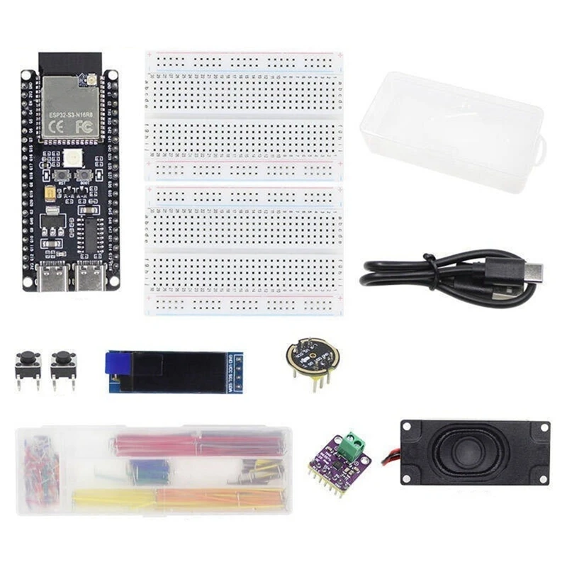 

A73P-AI Комплект макетной платы Chatbot ESP32-S3 N16R8 Искусственный интеллект AI Voice Материнская плата
