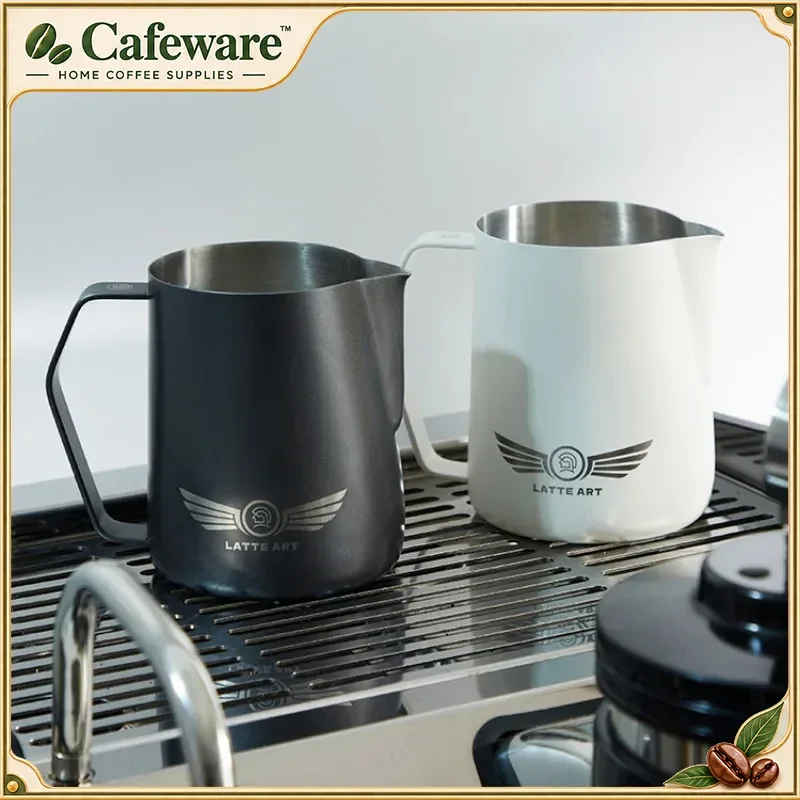 hero-milk-frothing-pitcher-600ml-stainless-steel-pointed-spout-latte-art-cup-for-barista-home-cafe-coffee-use