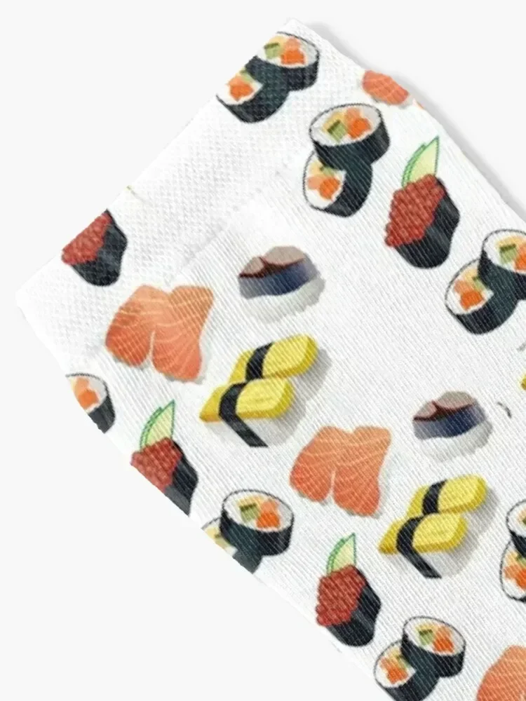 sushi pattern Socks sheer Toe sports golf moving stockings Men's Socks Luxury Women's