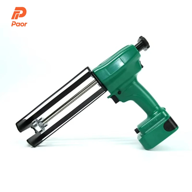 400ML Dual Cartridge Silicone Glue Gun 2:1 Two-Componet Holder Heavy Duty Spray Electric Caulking Gun