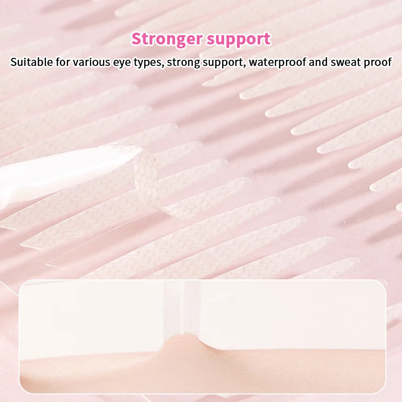 120Pcs/Box Natural Invisible Double Eyelid Stickers With Handle And Long-lasting Shaping Big Eye Beauty Tapes Lift Eyelids