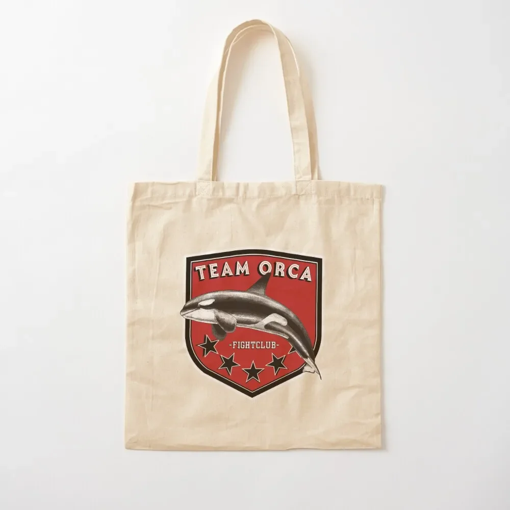 

Team Orca - Red Tote Bag free delivery bags Canvas stote bag Eco bag