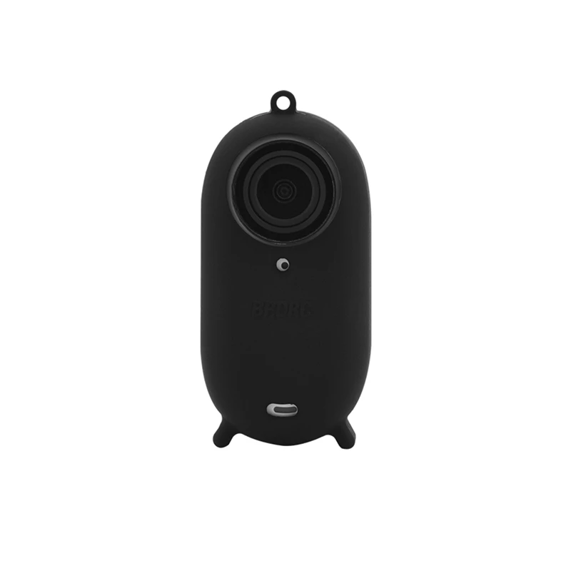 Силиконовый защитный чехол BRDRC для камеры Insta 360 GO 3, защитный чехол, пылезащитный чехол для Insta 360 GO3, простой в использовании, черный