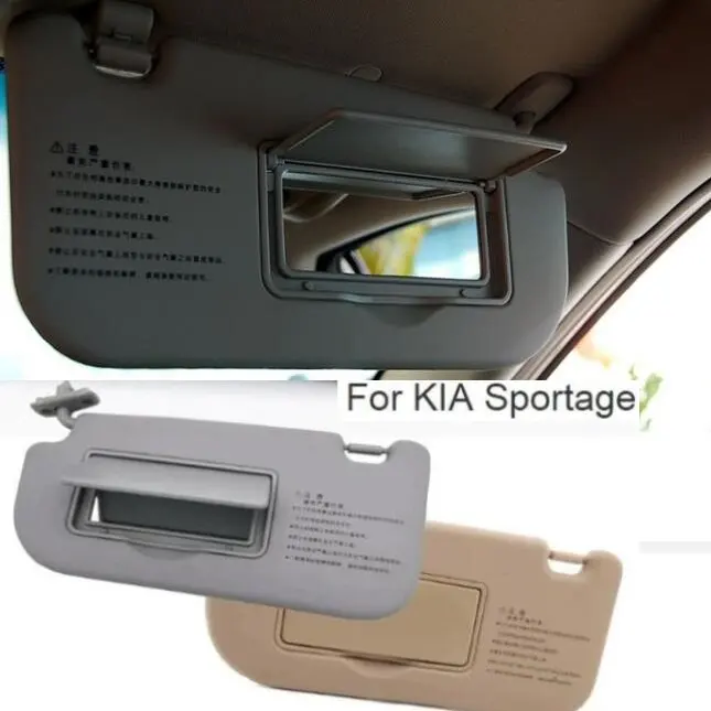 

For KIA Sportage 2005 2006 2007 2008 2009 2010 2011 2012 -13 Overhead Console Interior Sunvisor With Mirror Front visor assembly