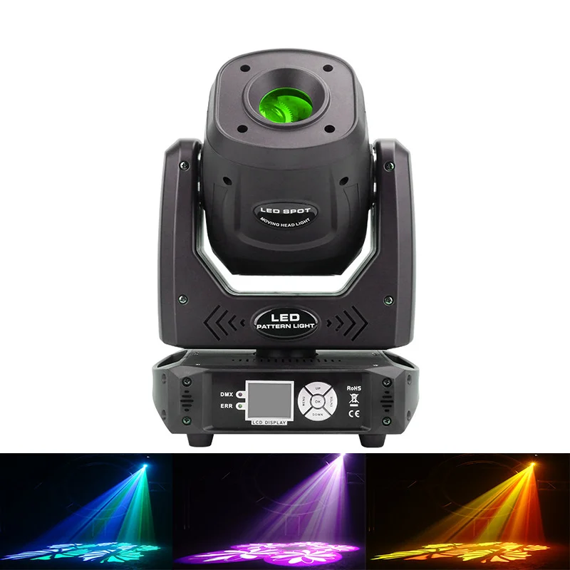 100W Spot beam LED moving head light Disco DJ Party light Club Bar gobo light Wedding DMX512 Stage Show light LED effect light