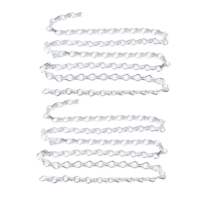2Pcs Hanging Chain One Meter Rustproof Anticorrosion Convenient Assembly Light Fixture Chain For DIY Bird