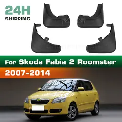 For Skoda Fabia 2 5J Mk2 2007 2008 2009 2010 2011 2012 2013 2014 Fender Mudguard Mud Flaps Guard Splash Flap Mudguards
