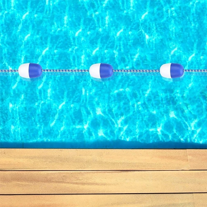 Pool Safety Divider Rope Swimming Pool Lane Line Safety Clip, Strong Buoyancy Dropship