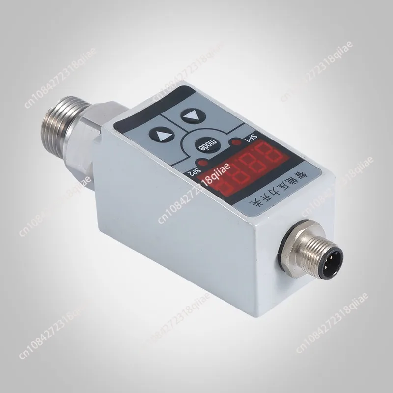 Intelligent Electronic Pressure Switch LED Display 2-way PNP NPN 4-20mA Output Water Oil Gas Pressure Sensor Control Switch