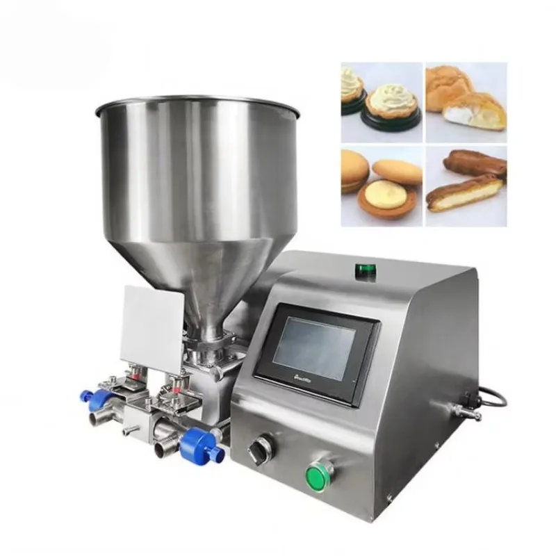 

Cheap Automatic Cream Injector Butter Puff Cake Filling Machine