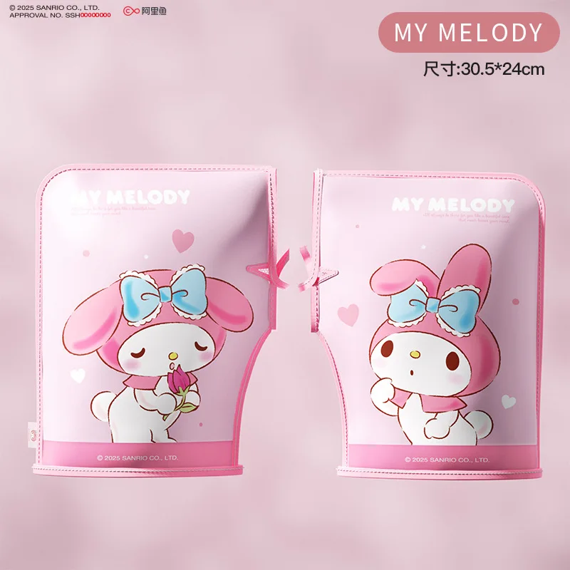 Sanrio จักรยานรถจักรยานยนต์ป้องกันแสงแดดถุงมืออุ่นฝาครอบมือจับฤดูร้อนฤดูหนาวถุงมือการ์ตูน My Melody Hello Kitty ของขวัญ