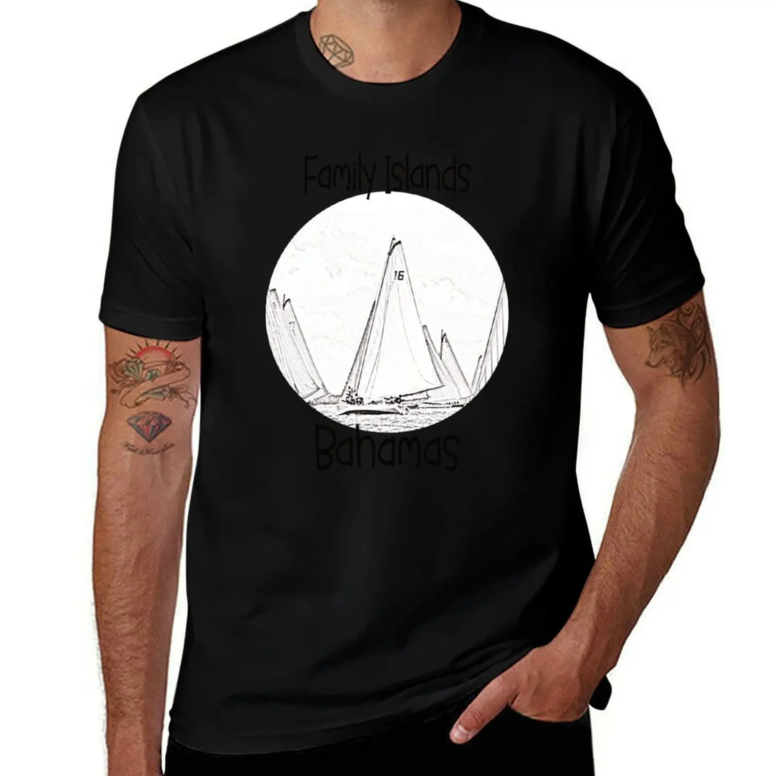 

T-Shirt t Bahamian shirts Regatta shirts cotton 100% t Island cotton quality T-Shirt high Family