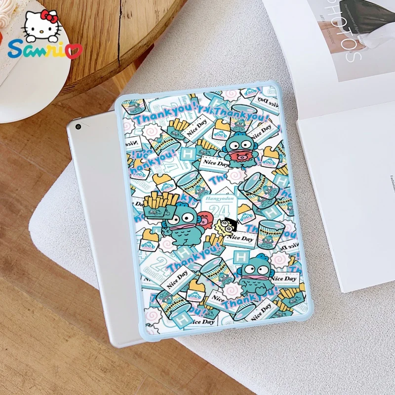 

Прозрачный чехол Sanrio Hangyodon синего цвета для iPad, подходит для ipad Pro 6/M4, Air3/5, Mini6, iPad 6/10, 8,3/9,7/10,5/12,9/10,9/11 дюймов