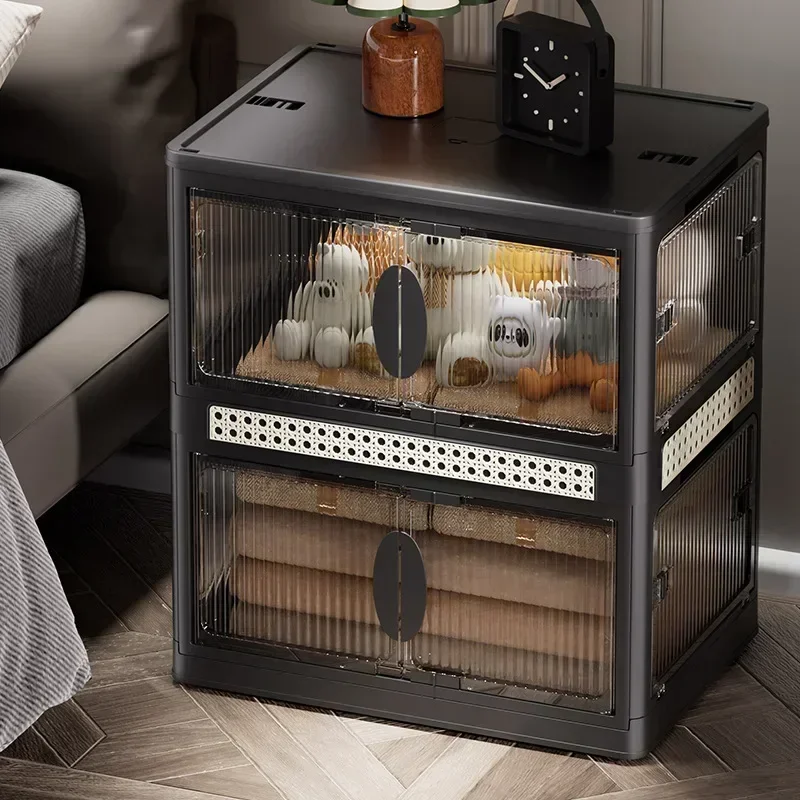 New model Storage cabinet, retro clothes sorting storage box, household seven-door medieval clothing simple locker
