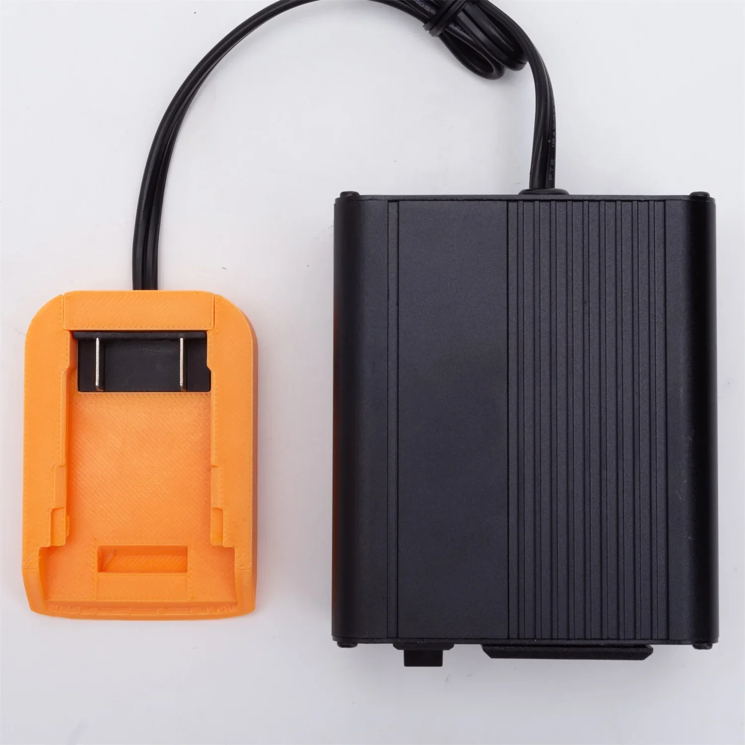 200W 220V Power Inverter Outlet Adapter Compatible with for DeWalt 18V Battery DC AC with USB Powered Compact Cordless Inverter