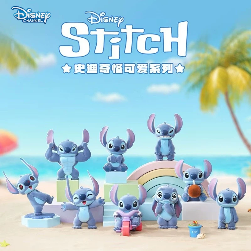 

Подлинная Disney Weird Cute Series слепая коробка Mystery Box Stitch Фигурка Декор Куклы Орнамент Сумка-сюрприз Рождественские подарки