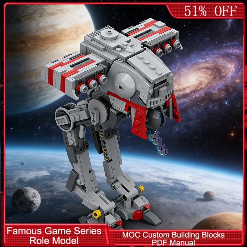 

Набор для сборки 482 детали: прототип электроканонов Star Battle ATDP "Графиня" MOC, модульный конструктор, игрушка DIY, рождественский подарок