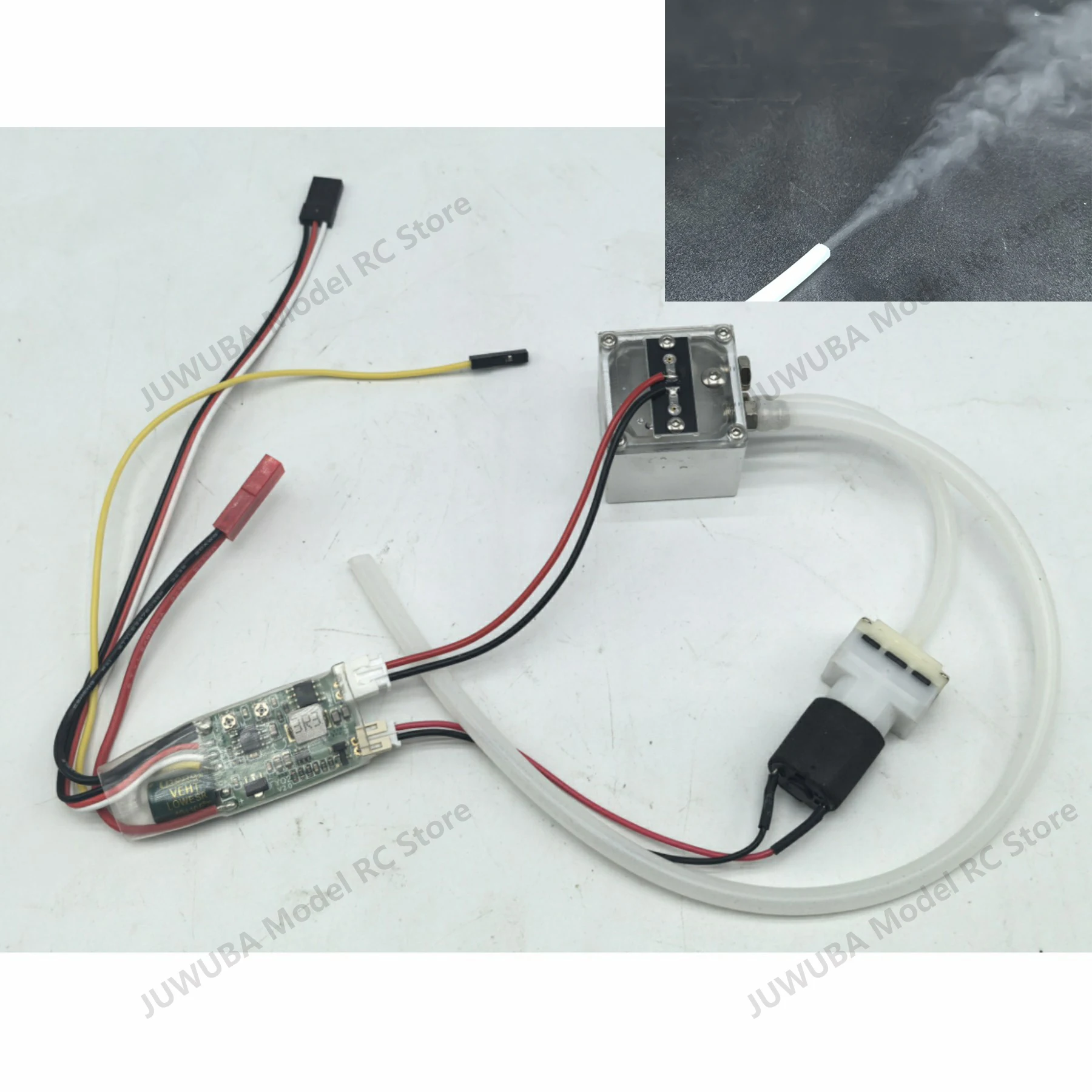 

1 Set RC Smoke Effect Unit Generator Spare Part for 1/14 Tamiya RC Trcuk Tractor Scania 770S Benz Volvo Man Lesu Car Diy Parts