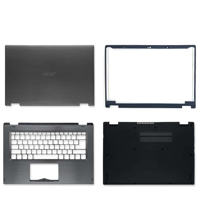 New For Acer Spin 3 SP314-51 SP314-52 Laptop LCD Back Cover/Palmrest/Bottom Case Front Bezel Case 14 Inch Flip Touch Version