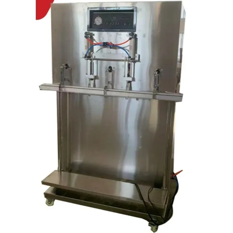 Vertical external pumping stainless steel pneumatic vacuum packaging machine,