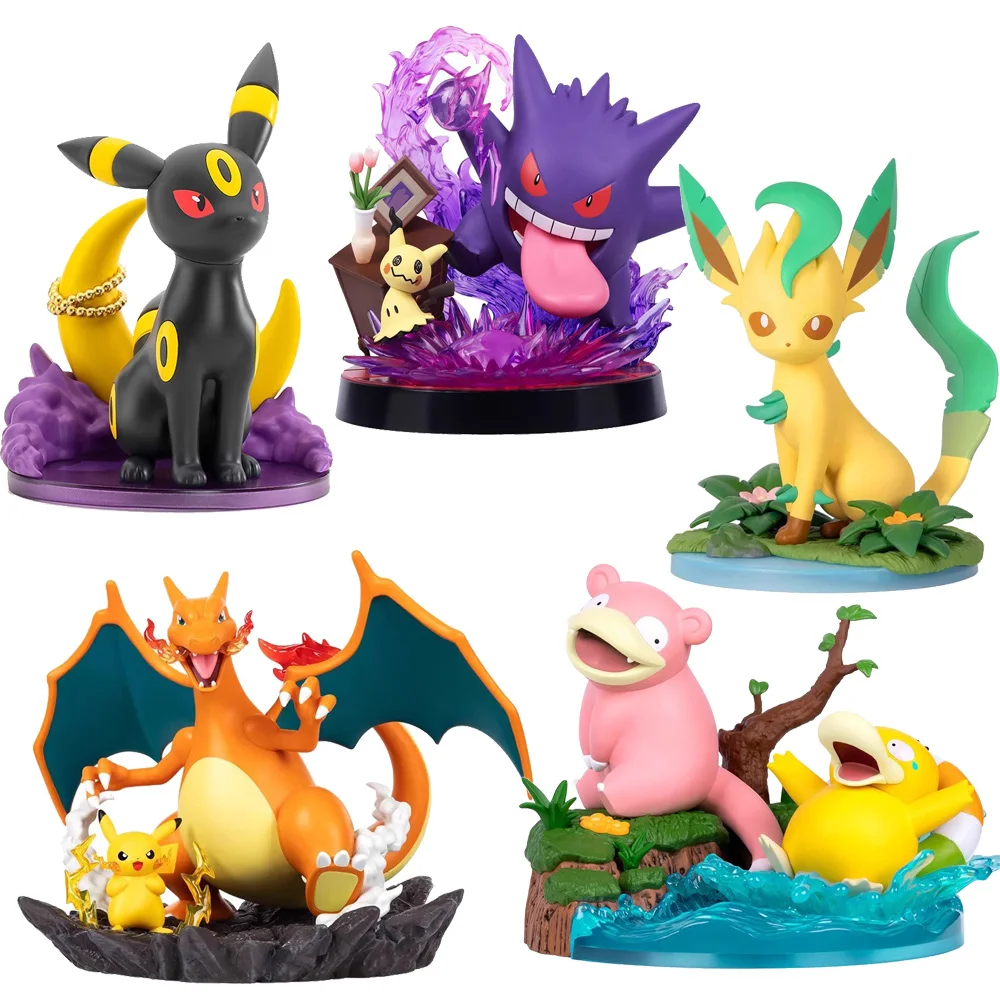 

Фигурки Pokemon Unite: Дженти, Снорлакс, Морпеко, Гудра, Лефейон, Фуэко, Кваксли — модели-игрушки для детей, рождественские подарки