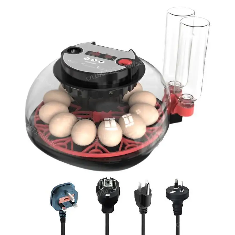 

12 Eggs Incubator Mini Egg Incubator Egg Candler Incubator Cultivation Equipment Fully Automatic Turning Hatching Brooder