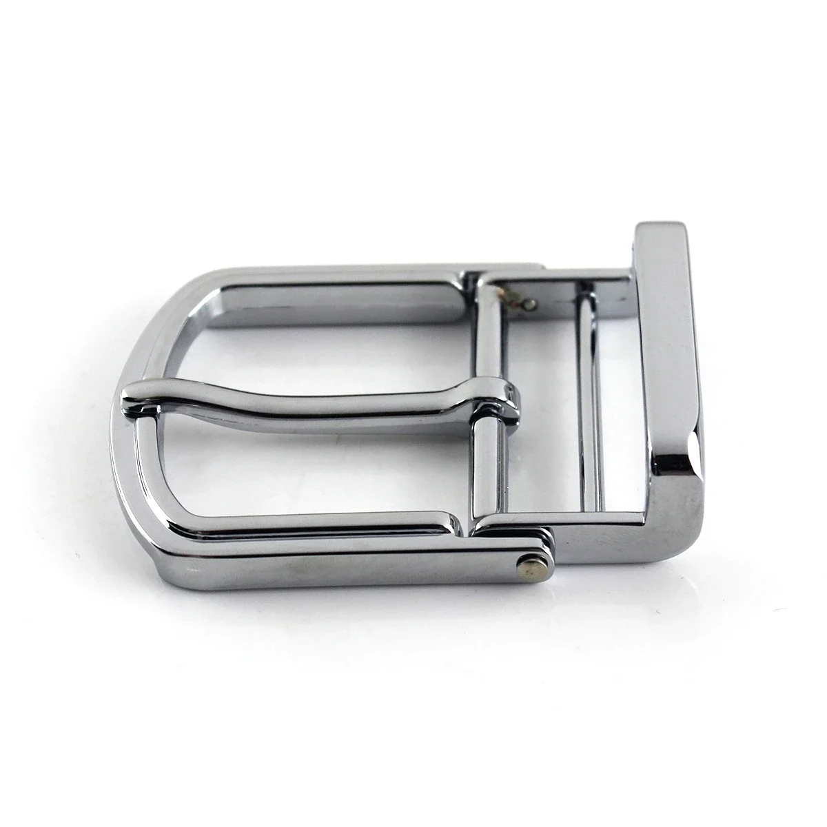 1piece 35mm Men's Belt Buckle Metal Chrome Pin Buckle Rotatable Waistband Buckle Leather Craft Belt Parts Accessories