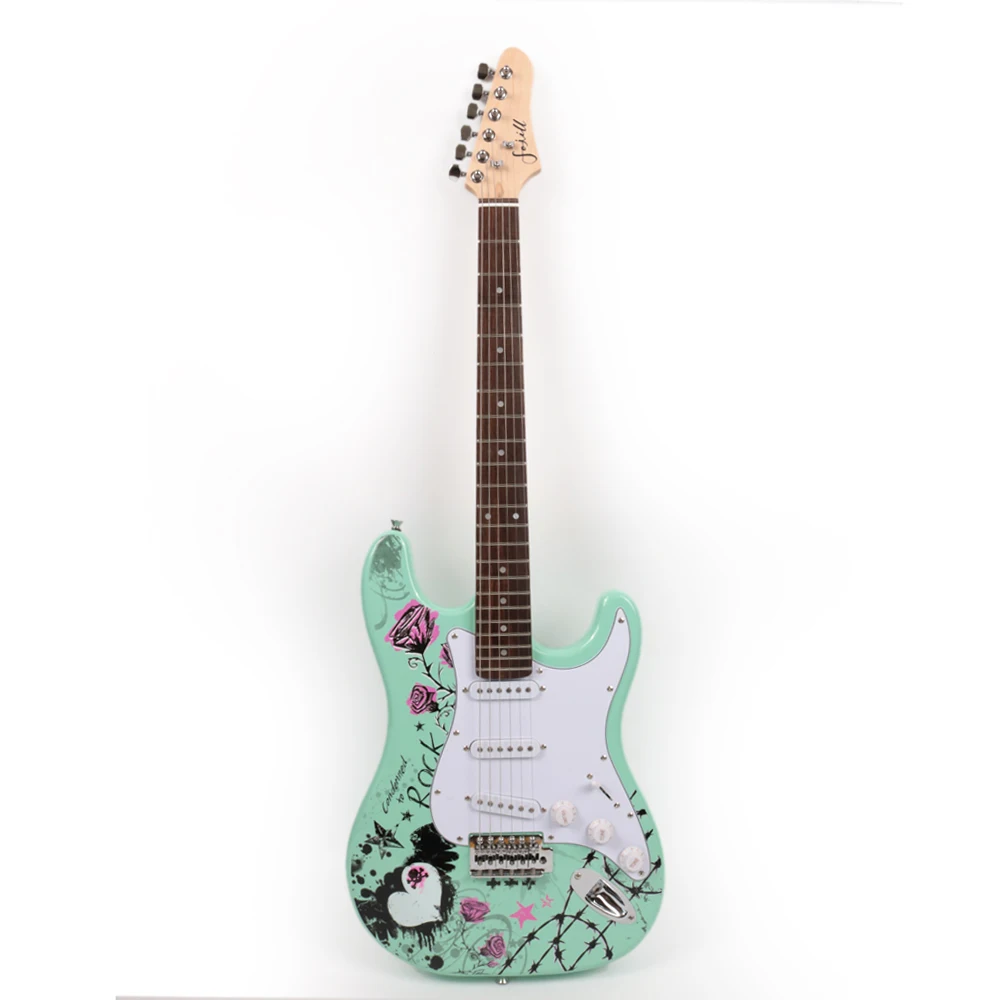 High quality  Pink Rock electric guitar electricas electro electrique guitare guiter guitarra gitar