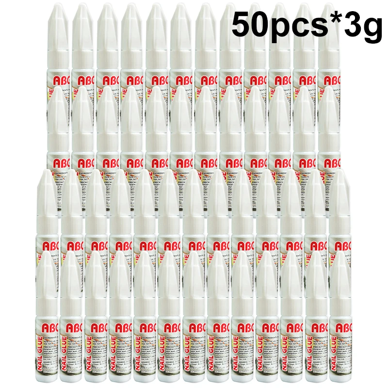 3 جرام مسمار الغراء التجفيف السريع المهنية طويلة الأمد 1/5/10/20/30 قطعة اضغط على رسومات أظافر الراين الاكريليك مسمار أدوات الزينة