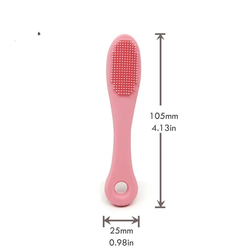 Dog Cat Cleaning Supplies Soft Pet Finger Brush Cats Brush Toothbrush Tear Stains Brush Eye Care Pets Cleaning Grooming Tools