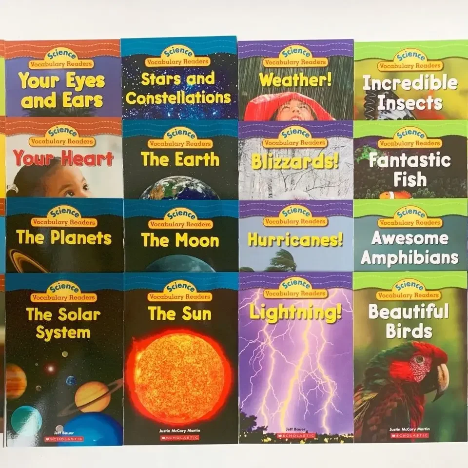 English Science 30 Books Scholastic Science Vocabulary Readers Educational Toys Montessori English Books for Children Reading