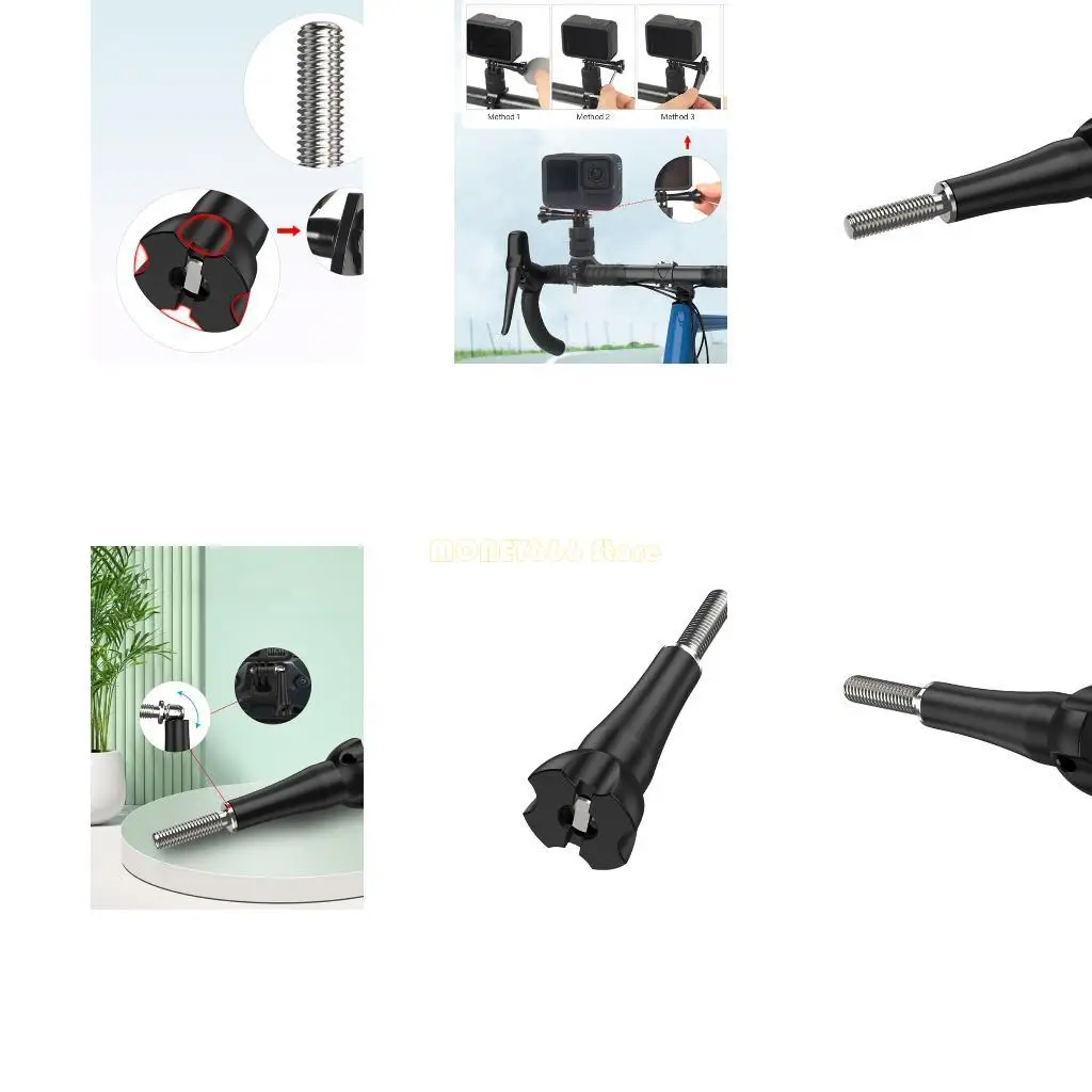 スポーツカメラ用F62c折りたたみ式のねじ鋼構造人間工学に基づいた手張りメカニズム安定した取り付けファスナー