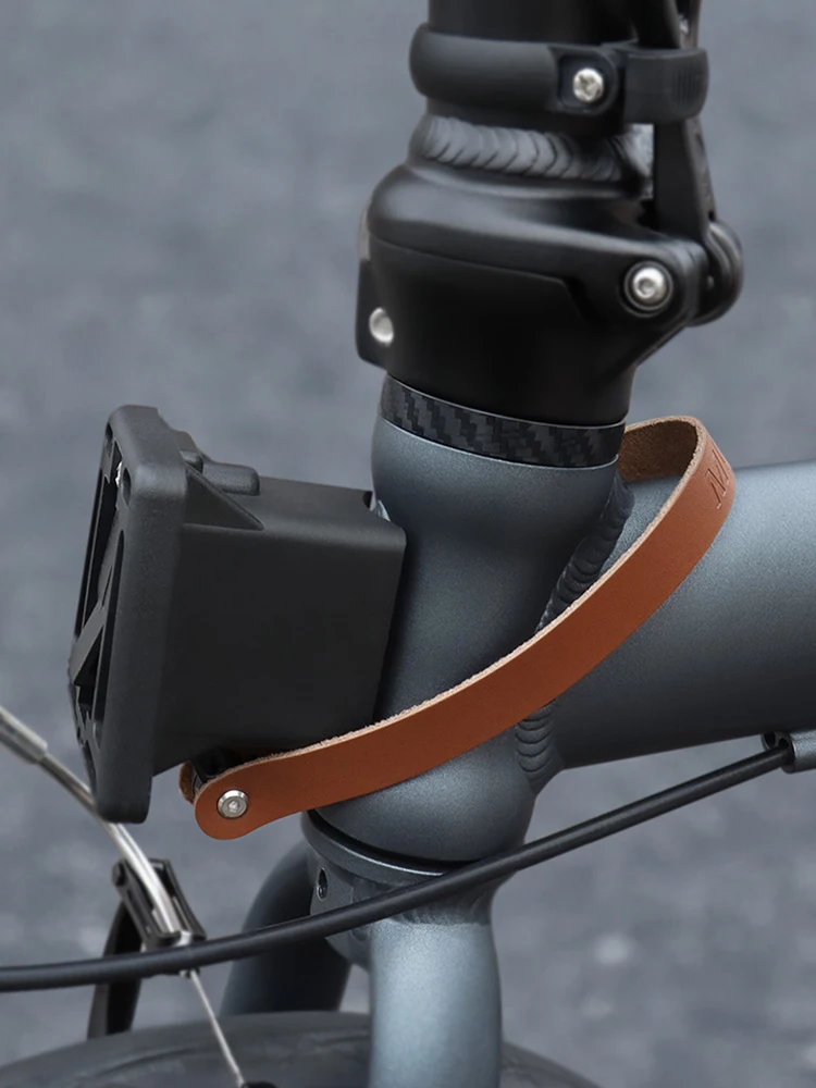 AliExpress Leather Pull Strap Belt Folding Bike Quick Release Rope for Brompton Folding Bike Carrier