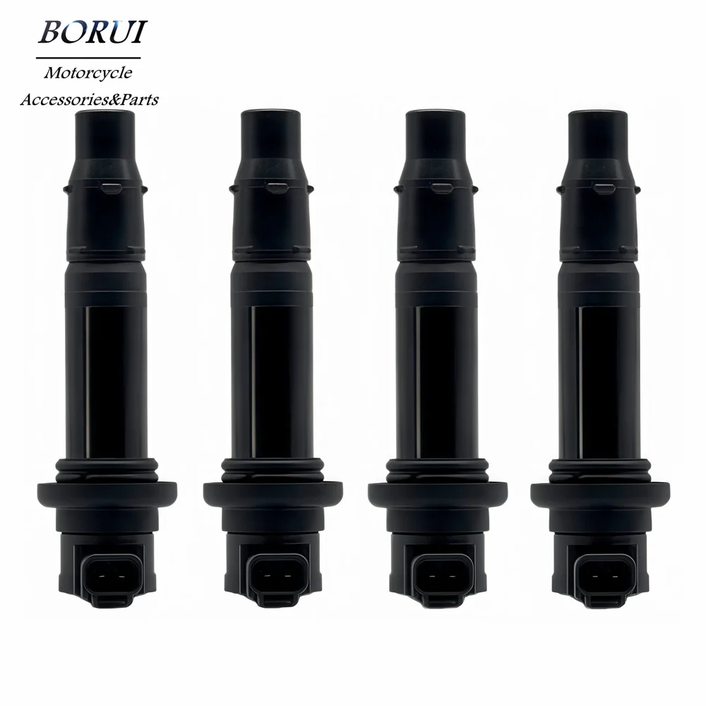 

4pcs Ignition Coil for YAMAHA YZF R1 R6 R6S F6T558 2C0-82310-00-00 4C8-82310-00-00 5PW-82310-00-00