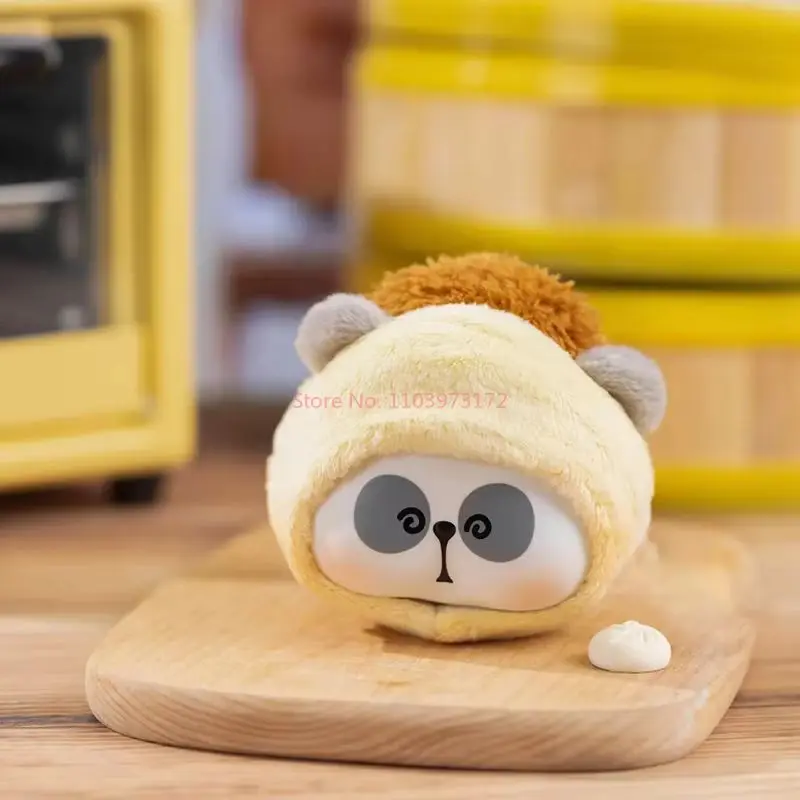 Mr.Pa Rake Teacher Rake Small Kitchen Blind Box Panda Cute Pendant Backpack Decoration Send Friends Surprise Toy Gift Doll