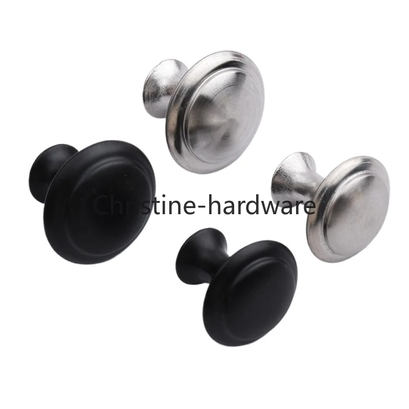 10pcs Matte Black Cabinet Knobs - 1