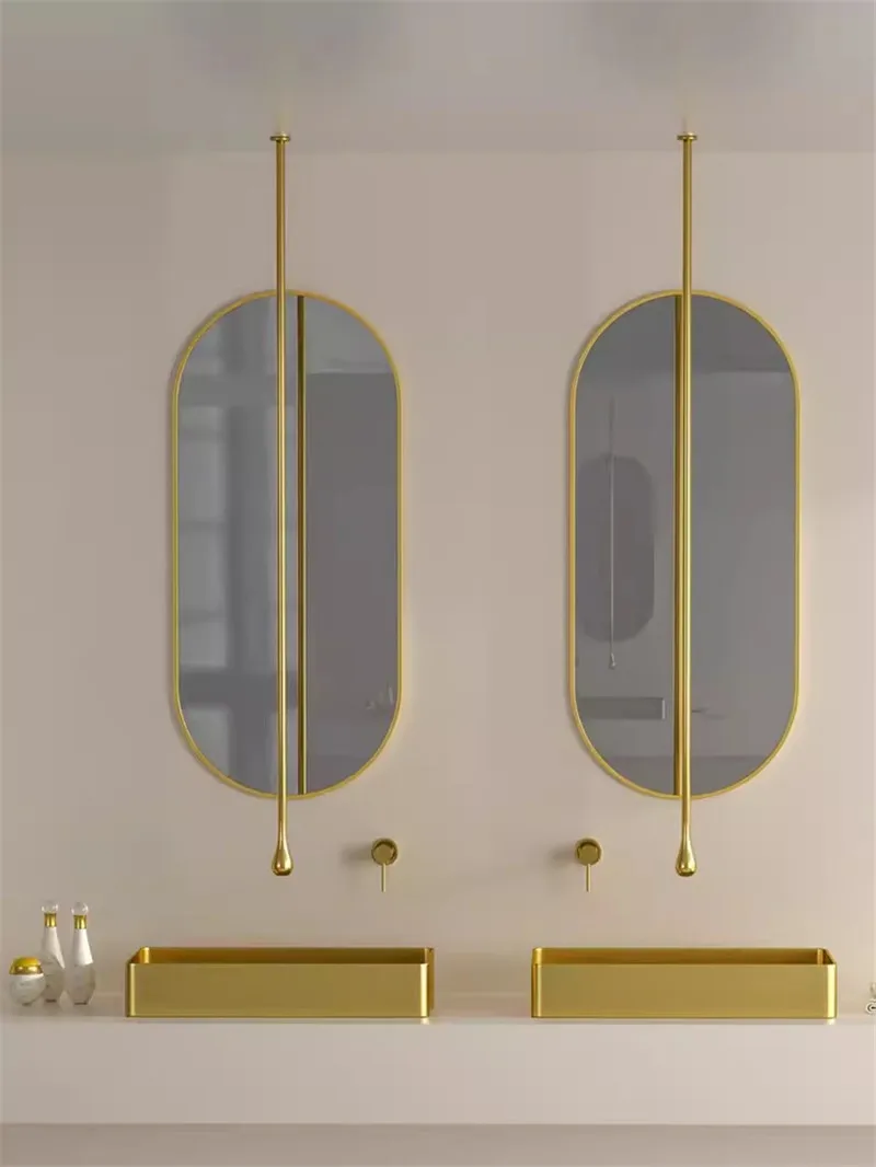 

Hanging Ceiling Rose Gold Bathroom Faucet 160 M Black Bathroom Basin Faucet Brushed Gold Sink Tap Customized Length Faucet