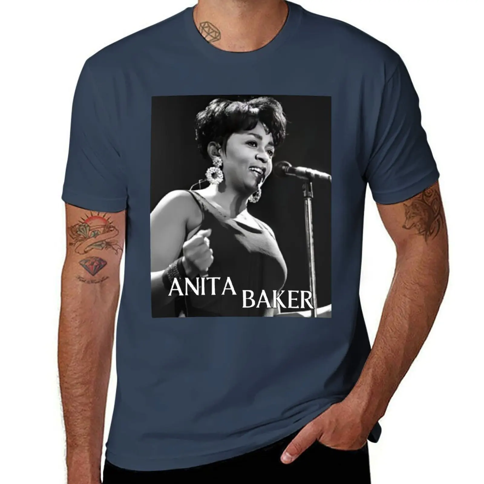 Anita Baker T-Shirt Heavy Duty Casual Work Tee