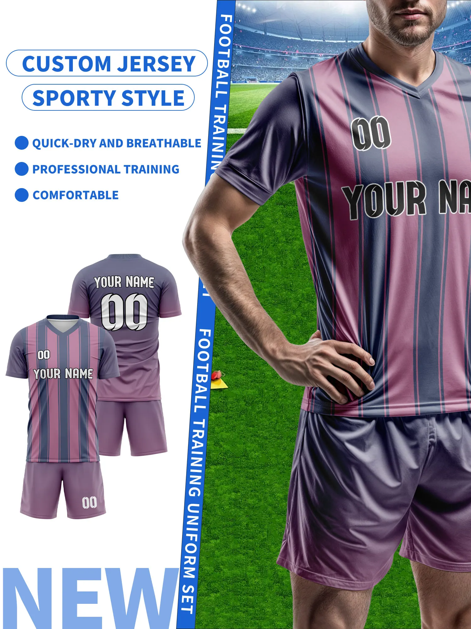 

Спортивные футболки с V-образным вырезом для мужчин и женщин 2026 года с индивидуальным именем и номером, быстросохнущие, модные, с технологией сублимации