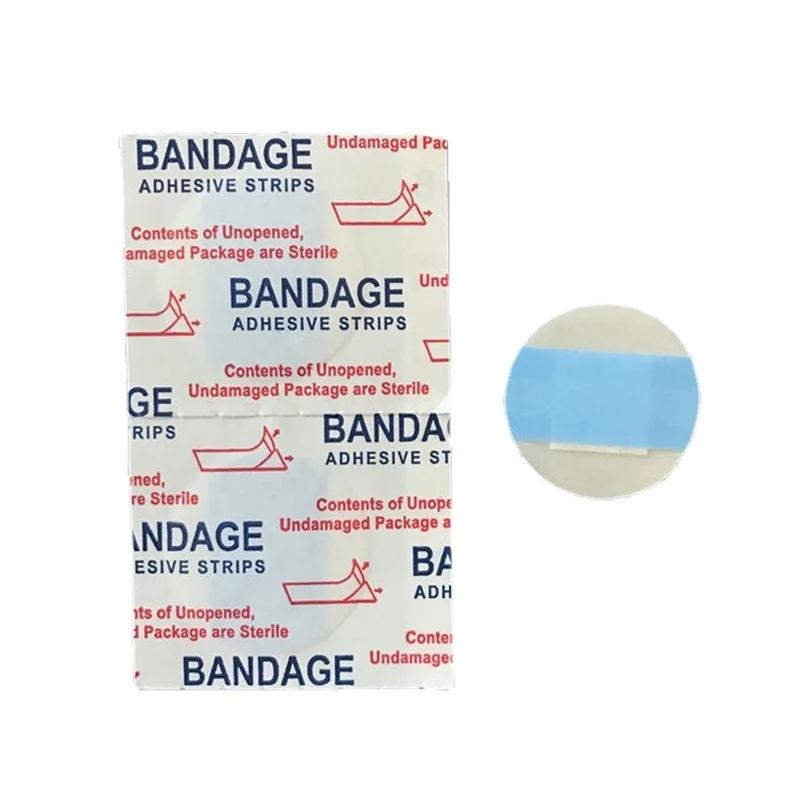 100Pcs/set Mini Round Patch First Aid Kits Band Aid Transparent Waterproof Breathable Hemostasis Adhesive Bandages Plaster Tape