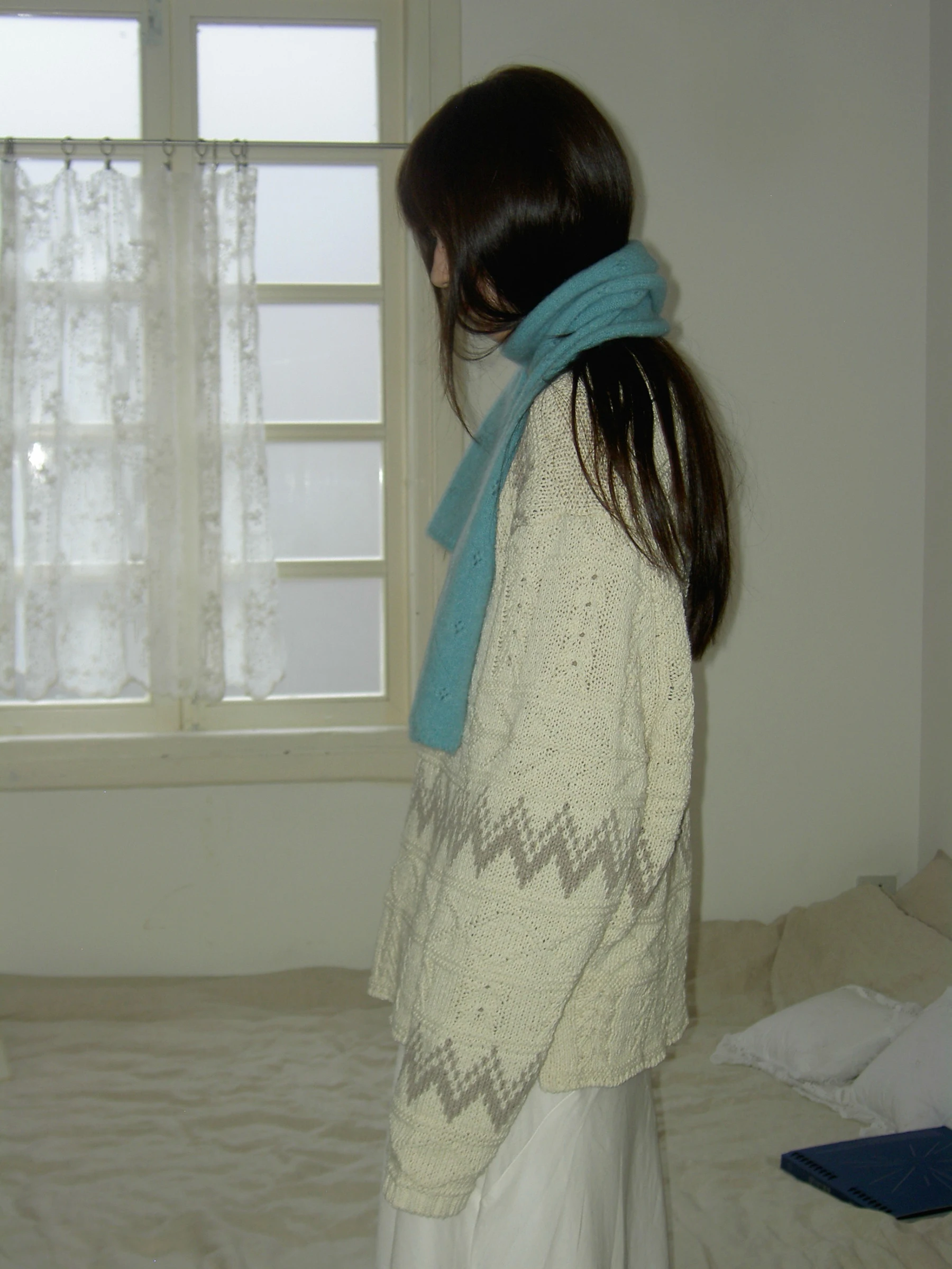 

POXFFEE Loose Women's Sweater Autumn Winter Lazy High-End Feeling Cotton Long Sve round Ne Knitted Sweater Comfortable Fit