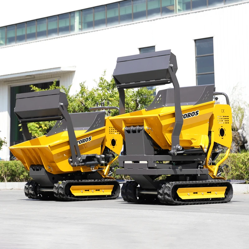 Self Loading Mini Dumper Diesel China Crawler Mini Track Dumper 4X4 500kg 800kg 1 Ton 1.5t Crawler Dumper Mini customized