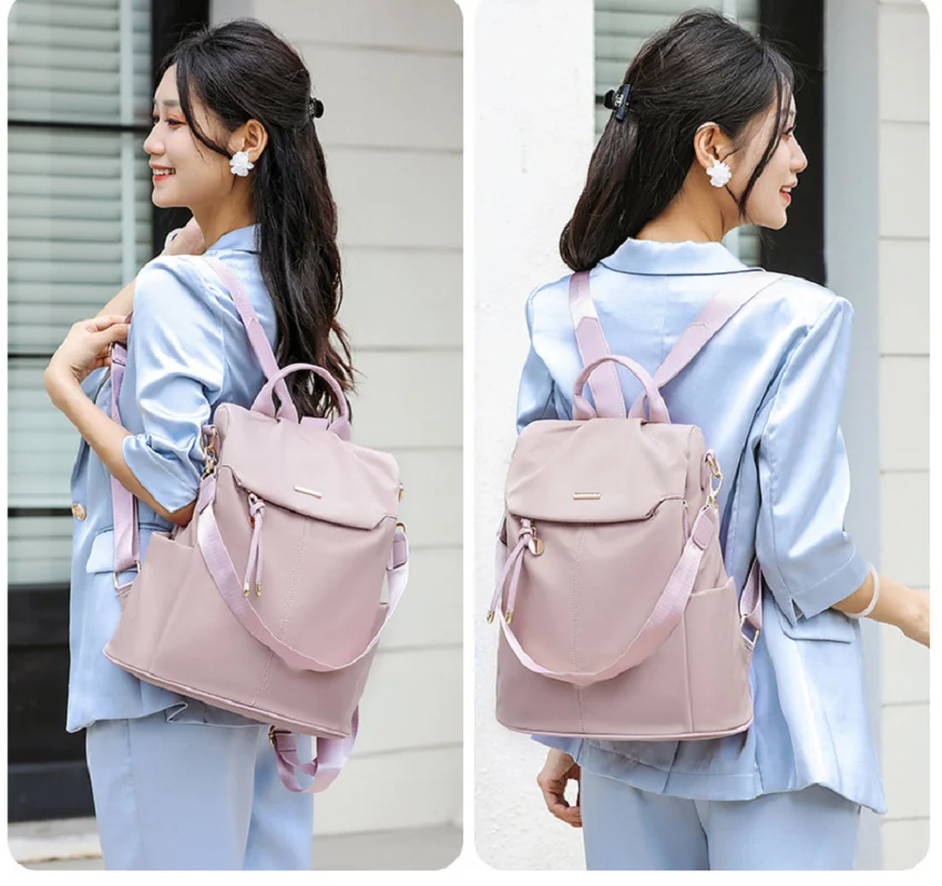 New High Quality Waterproof Oxford Travel Backpacks Women's Fashion Casual Large Capacity Shoulder Bags Totes Notebook Schoolbag