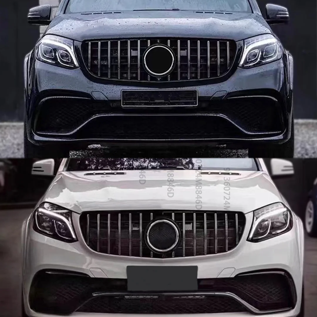 

Front Mesh Grille for Benz GLS X166 (2016-2019) GLS400 GLS450 GLS500,GT Style Air Intake Tuning Parts,Car Styling Replacement