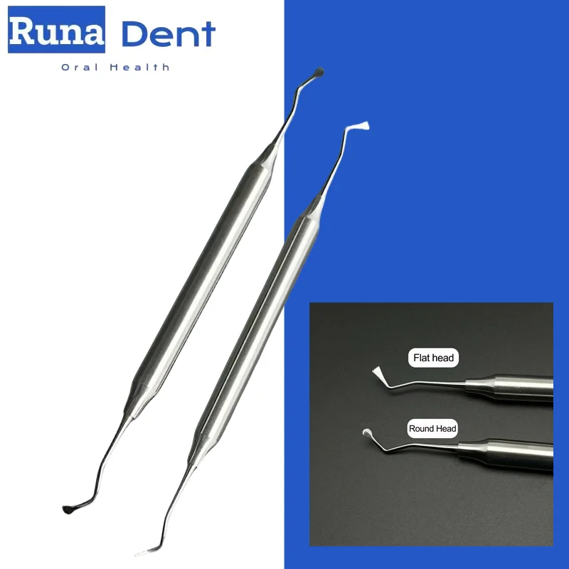 2pcs Dental Gingival Retraction Packer Double Head Atraumatic Cord Splitter Precision Dental Work Set