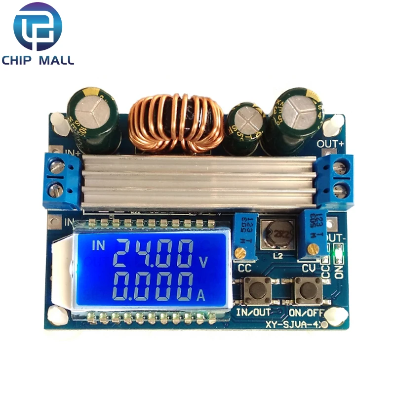 Lift Module Constant Voltage Constant Current liquid Crystal LCD Digital Voltmeter Ammeter Adjustable Step-down Boost New Stock