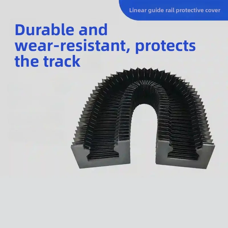 Flexible Telescopic Dust Guard for 15‑65mm Linear Guideway Bellows‑Style Protective Shield for Industrial Machine Equipment