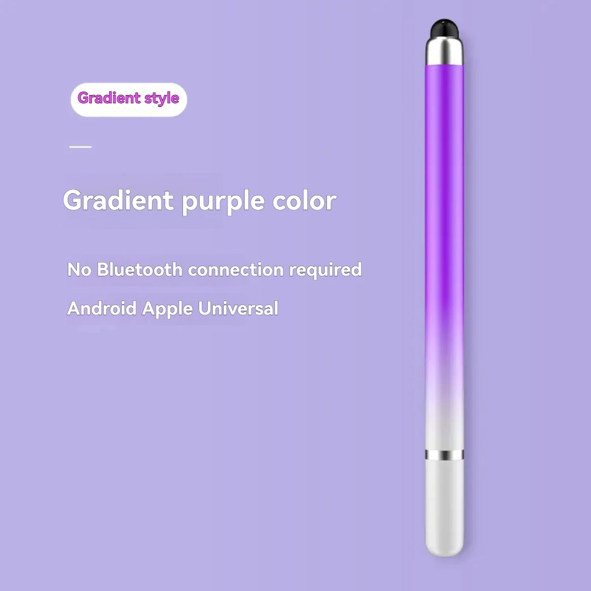 Dual-head Capacitive Pen Disc Silicone Head Dual-purpose Stylus PaintingOffice Retouching Mobile Phone Tablet Pen Capacitive Pen