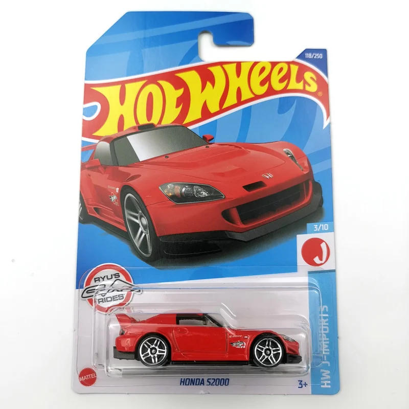 2022-118 Hot Wheels Cars HONDA S2000 1/64 Metal Die-cast Model Collection Toy Vehicles